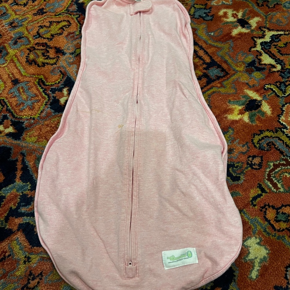 Cozy Pink woombie swaddle